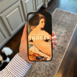 Louvre x Casetify Ingres Impact Case iPhone 12 Pro Black